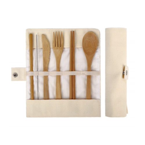 Reusable Bamboo Cutlery Travel Set - The Family Life Shop