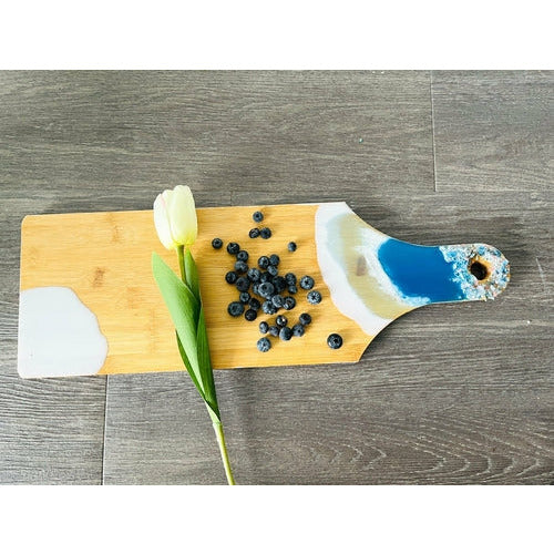 Blue Ocean Waves Cutting Board - The Family Life Shop