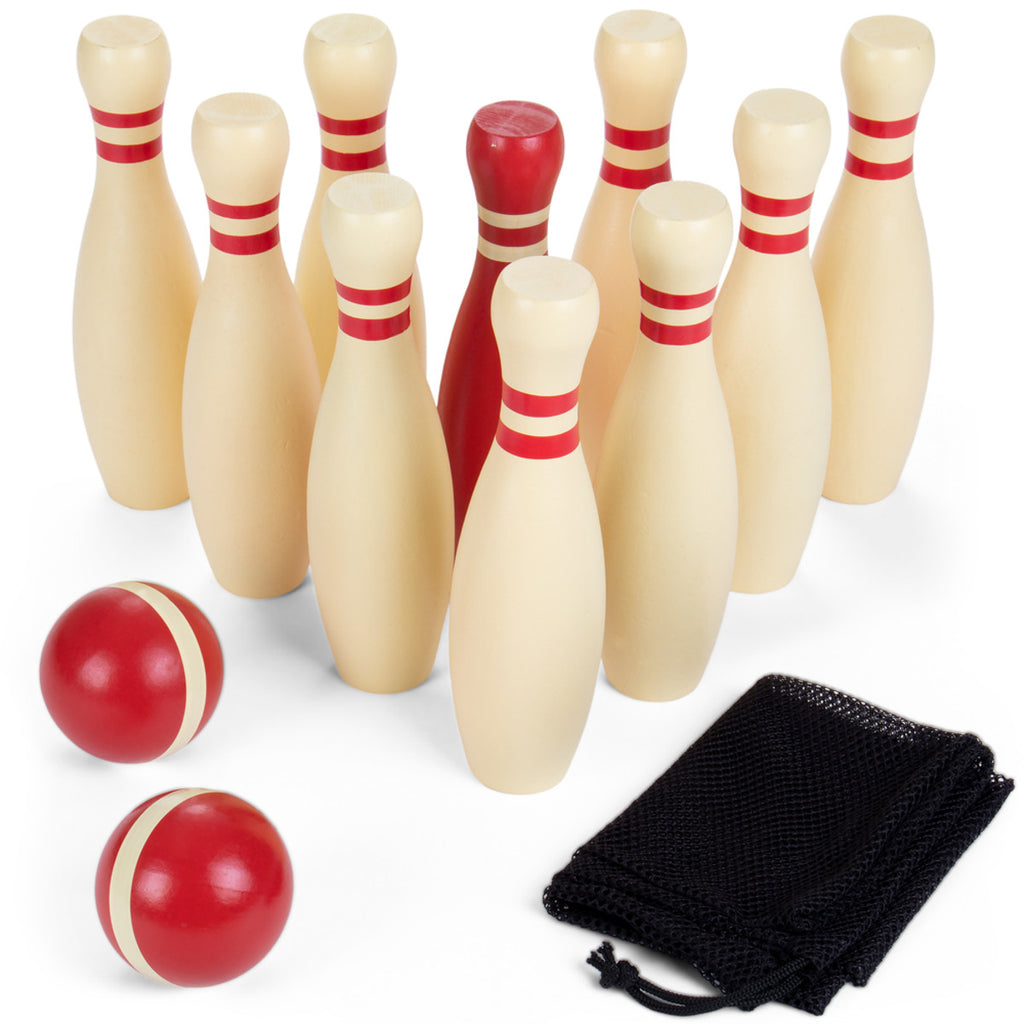 Wooden Lawn Bowling Set - The Family Life Shop