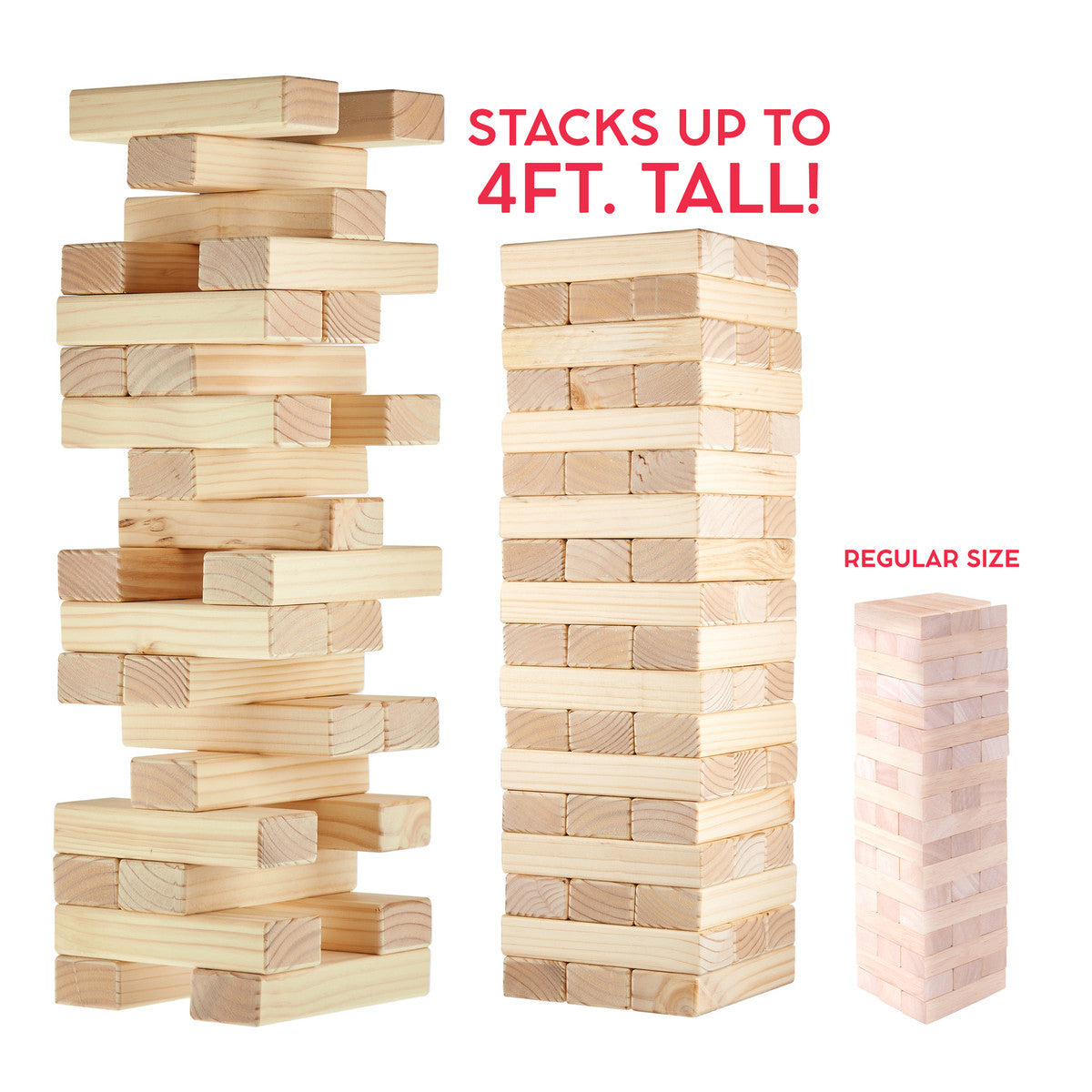 Giant Teetering Tower Yard Game - The Family Life Shop