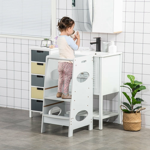 Kids Kitchen Helper Step Stool - The Family Life Shop