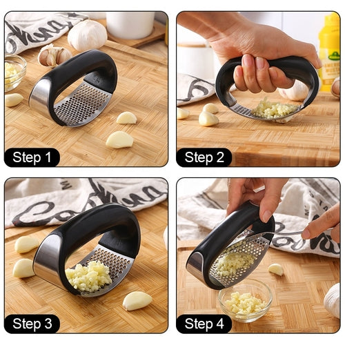 Stainless Steel Garlic Press - The Family Life Shop