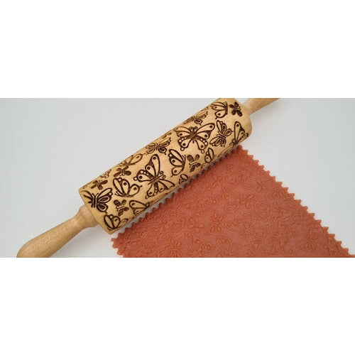 Butterfly Engraved Rolling Pin - The Family Life Shop