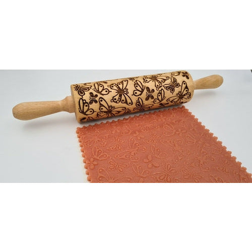 Butterfly Engraved Rolling Pin - The Family Life Shop