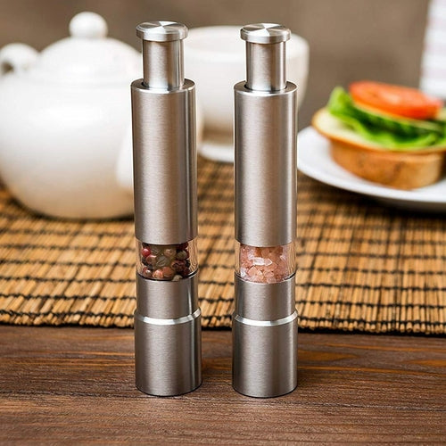 Stainless Steel Salt and Pepper Spice Grinder - The Family Life Shop