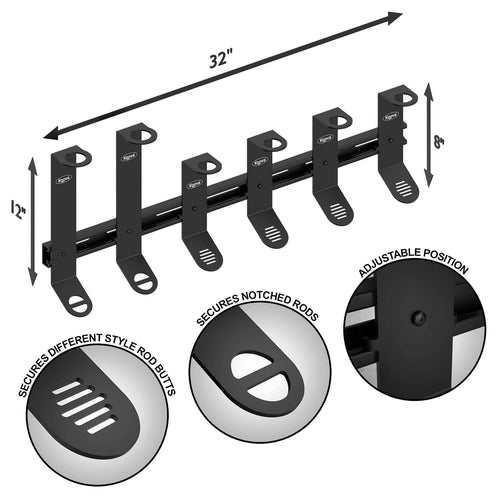 Fishing Rod Rack Organizer - The Family Life Shop