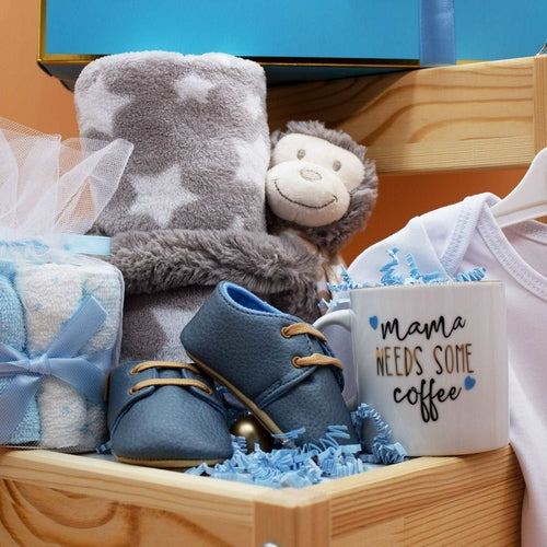 HelloBox Baby Gift Set - Blue - The Family Life Shop