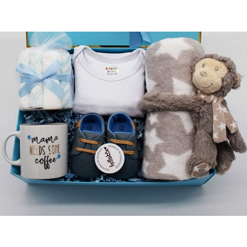 HelloBox Baby Gift Set - Blue - The Family Life Shop